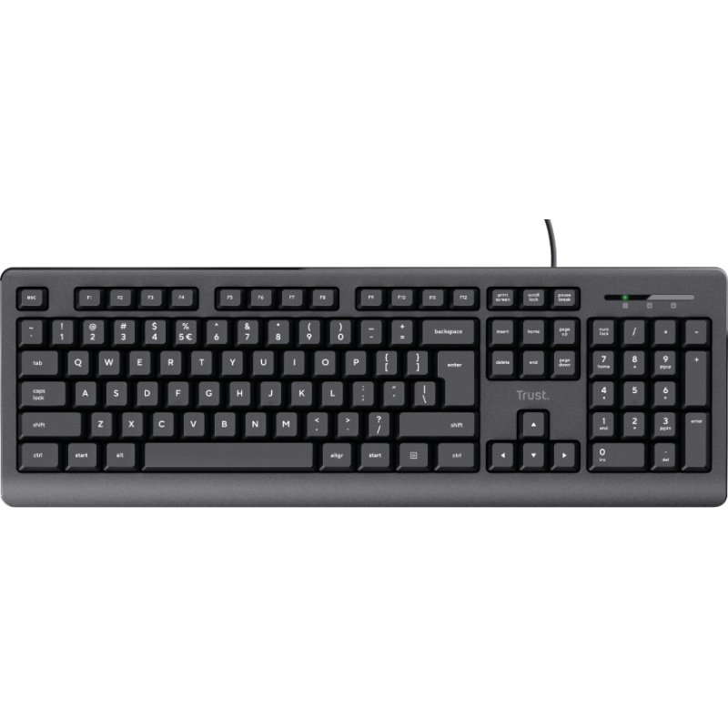 Trust TK-150 clavier Bureau USB Français Noir