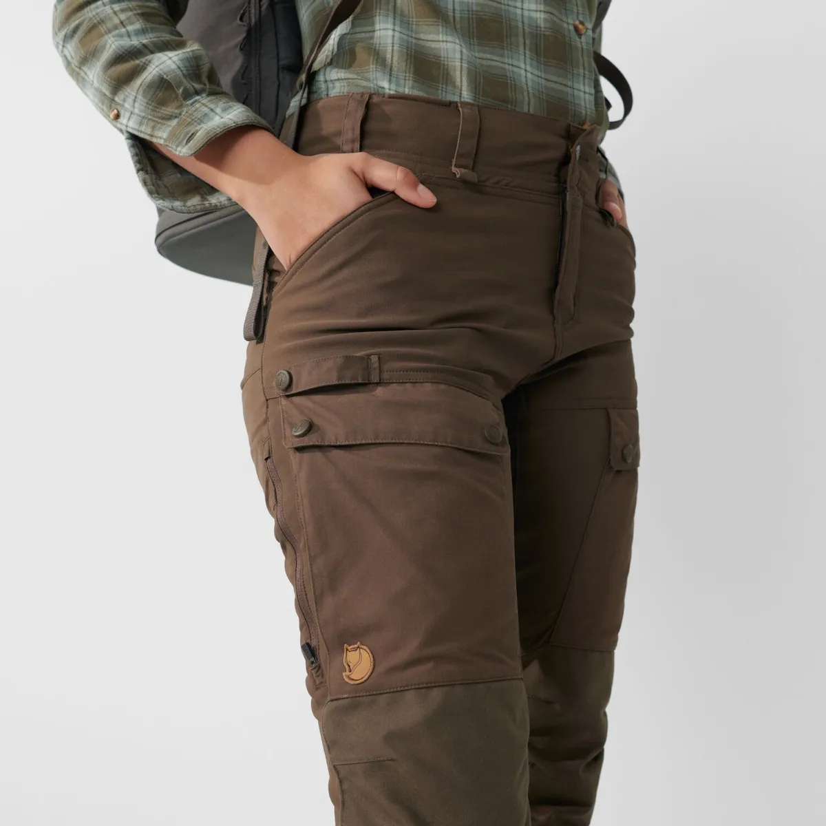 Fjällräven Women's Forest Hybrid Trousers Deep Forest