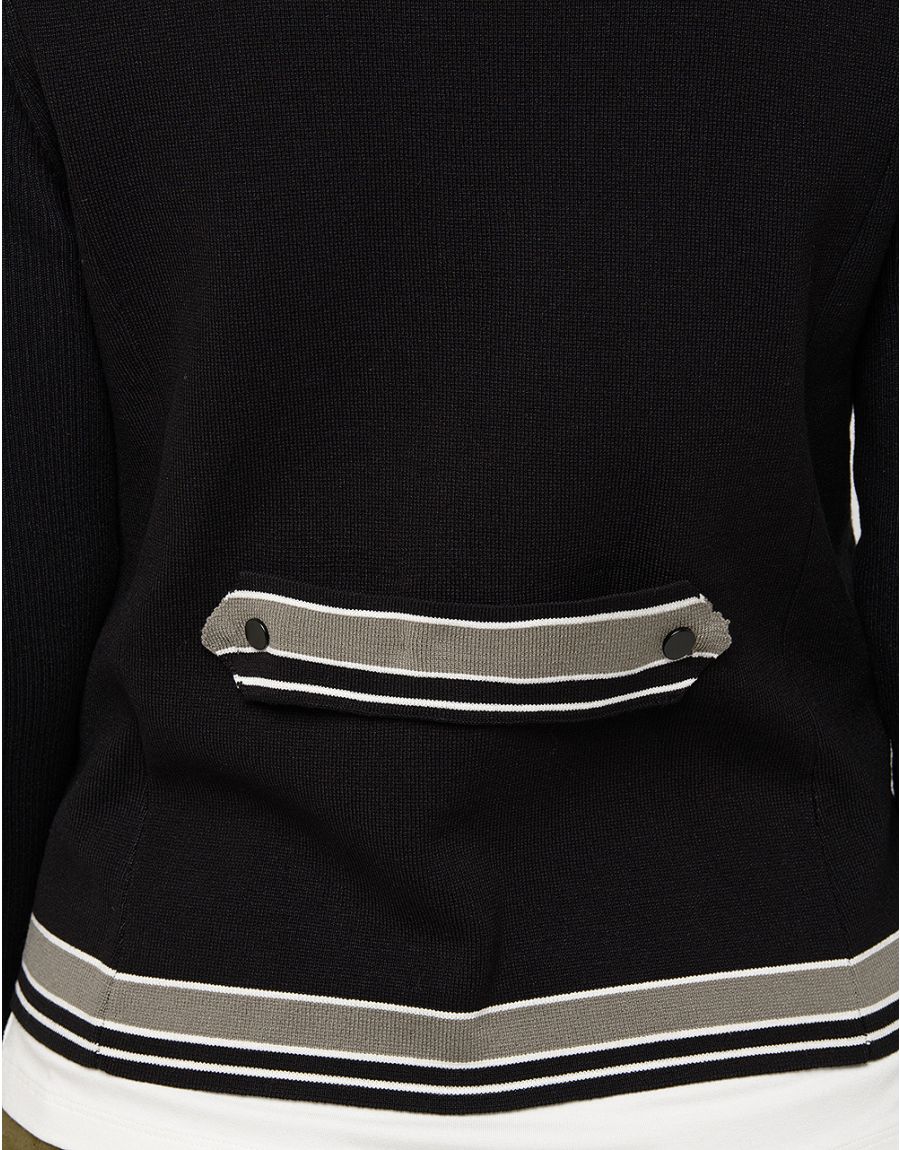 Veste noire zippée