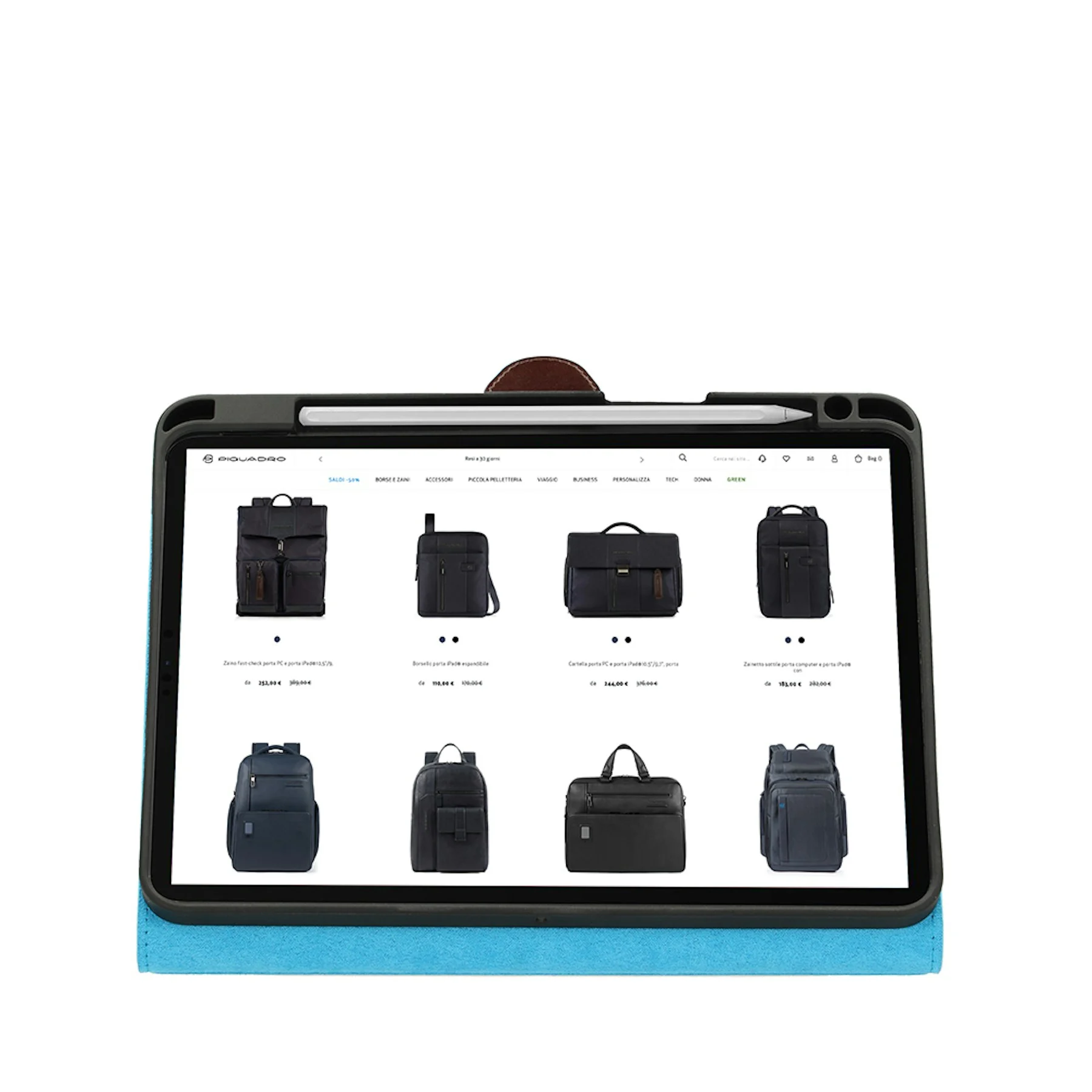 Housse en cuir pour ipadpro11 avec support | Marron