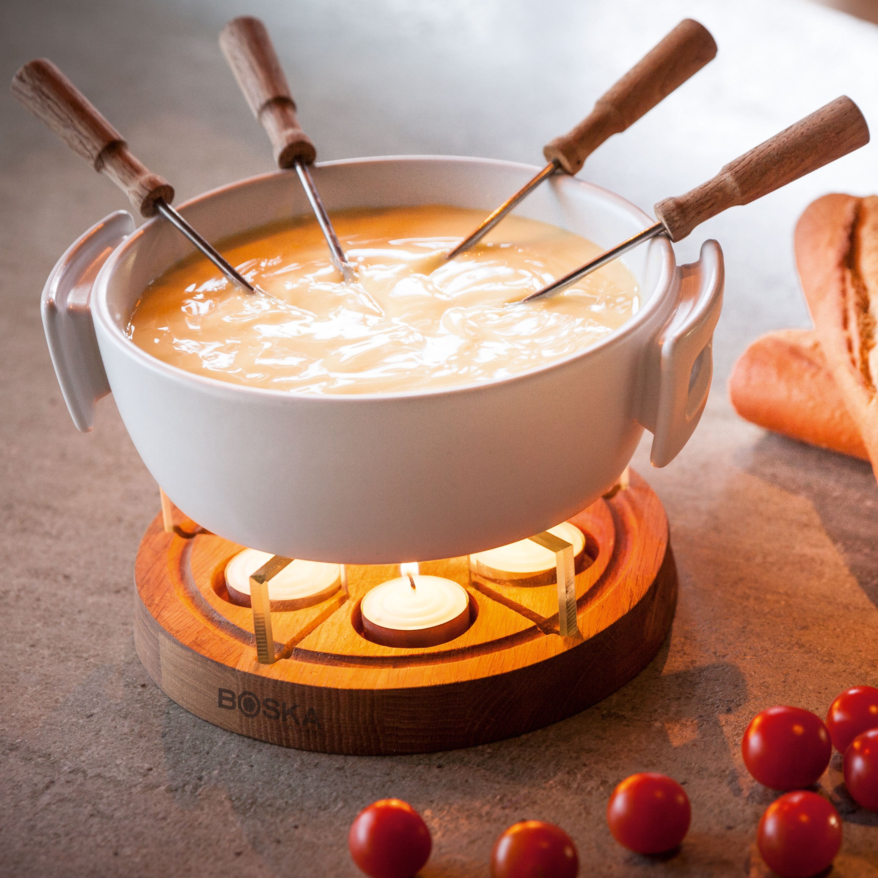 Boska Candle Light Twinkle Kaasfondueset 1 L