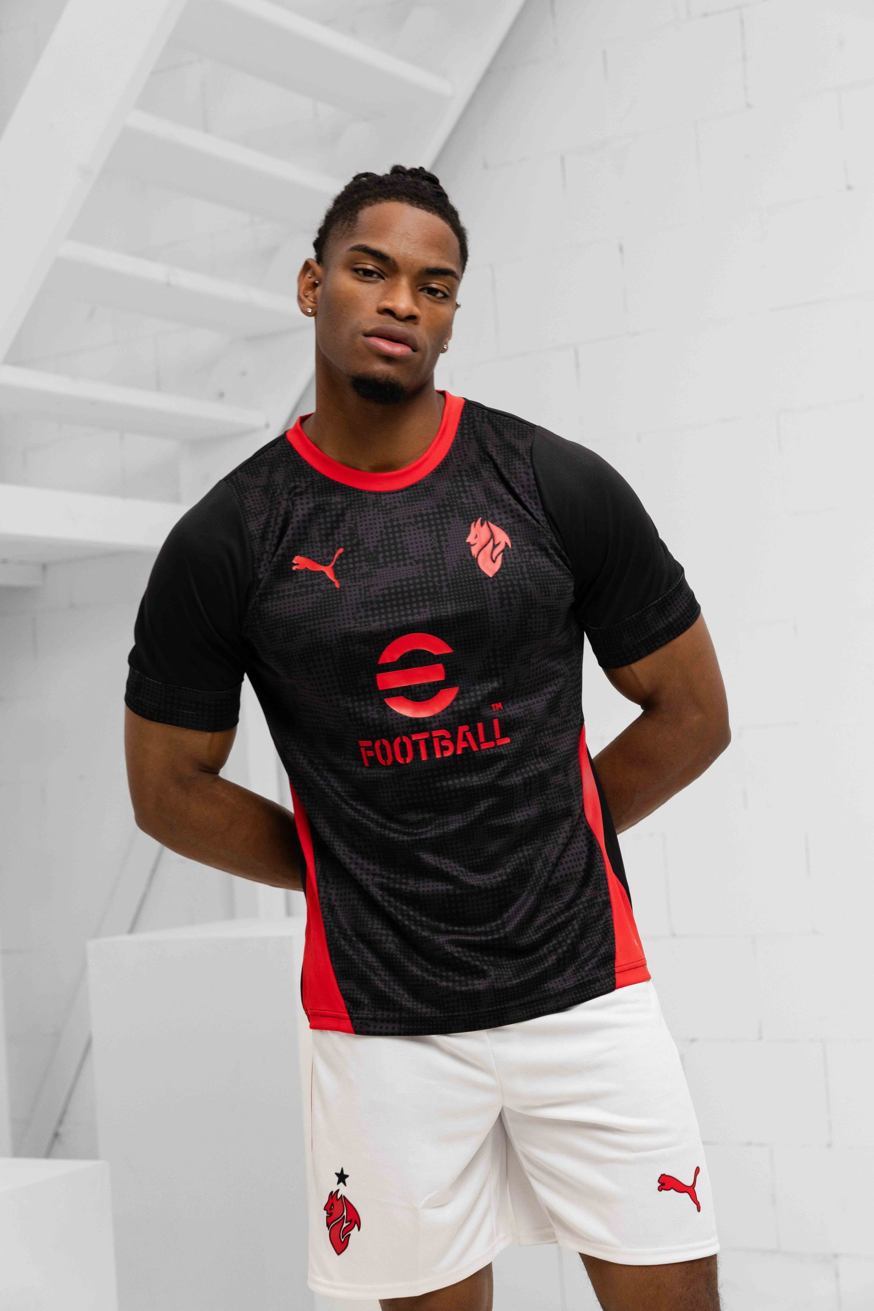 AC Milan Trainingsshirt Senior 2025/2026 Zwart