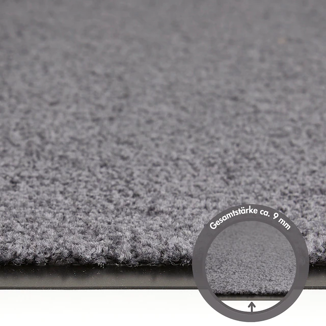 Andiamo Fussmatte »Super Wash & Clean, Made in Belgium« rechteckig 7 mm Höhe Schmutzfangmatte, Uni Farben, rutschhemmend, waschbar