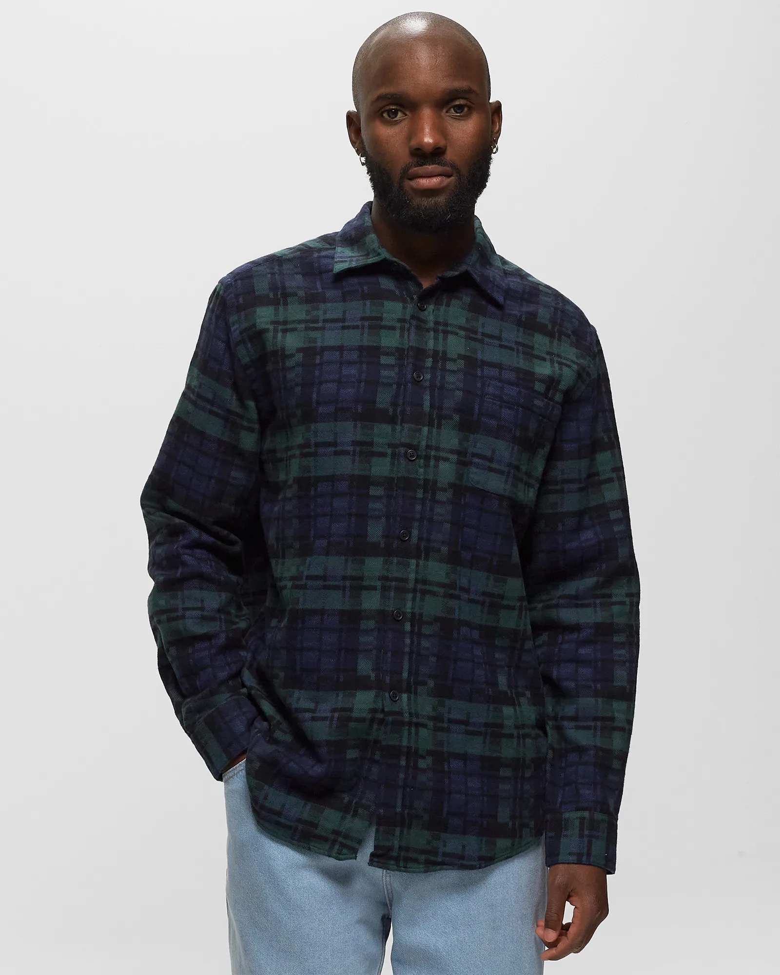 Portuguese Flannel ABSTRACT BLACKWATCH