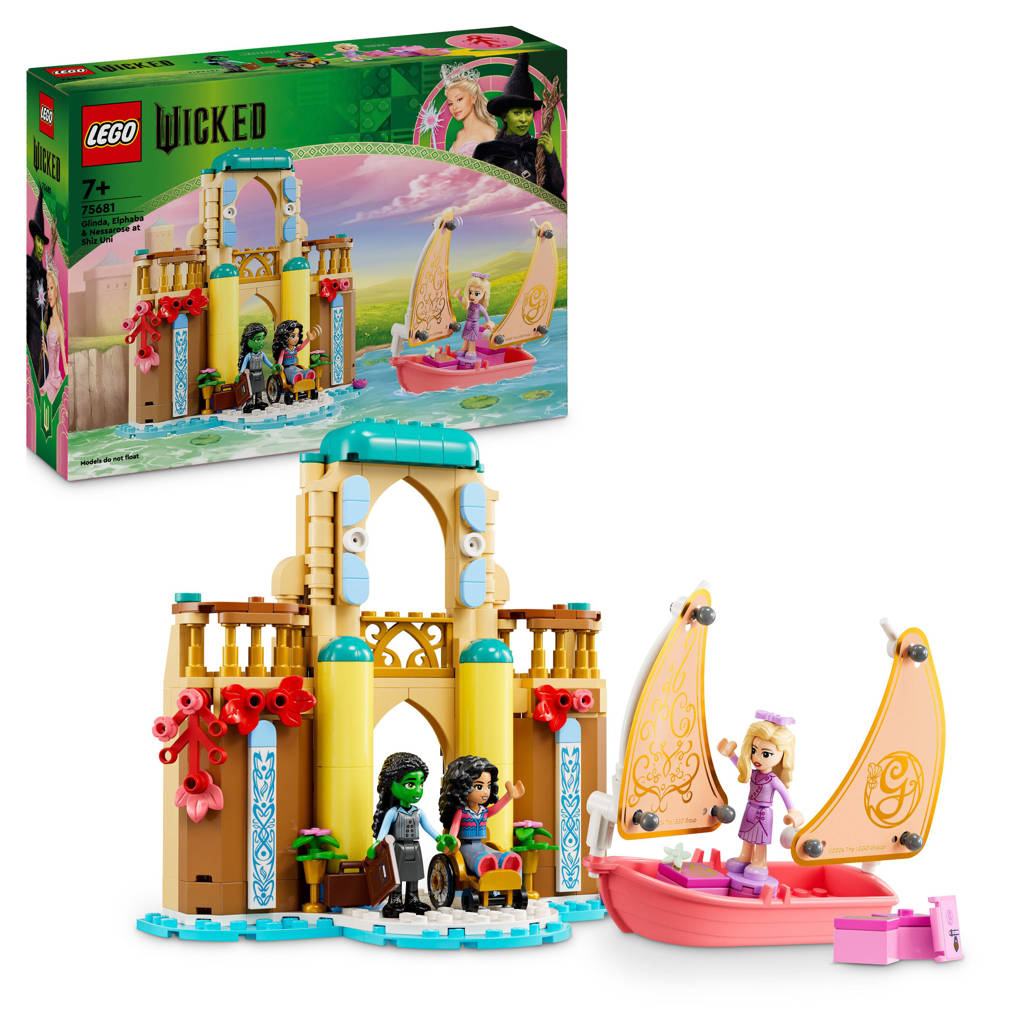 Super leuke Lego set voor meiden!Wicked Glinda, Elphaba en Nessarose op Shiz University 75681