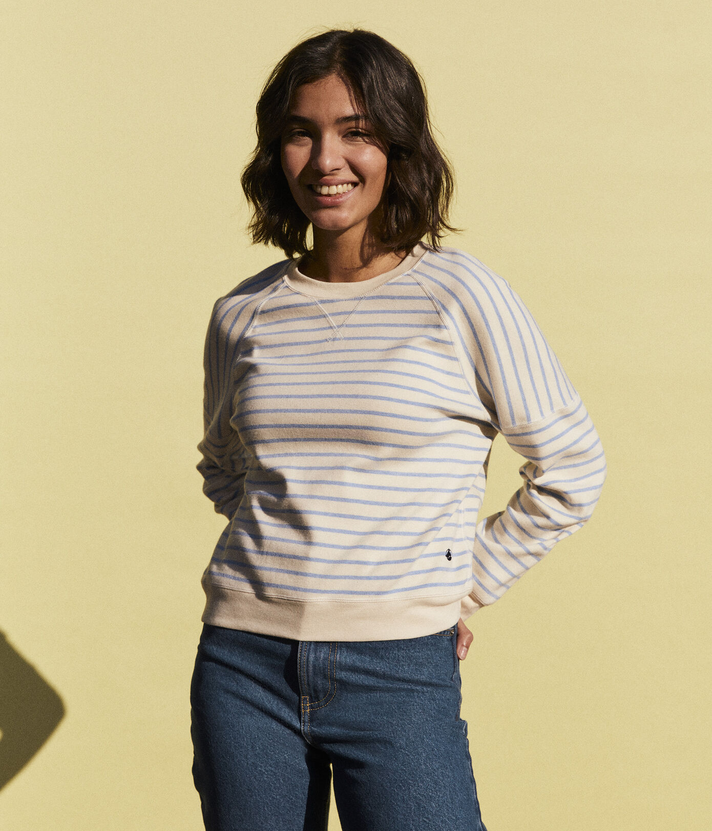 Sweatshirt en coton Femme