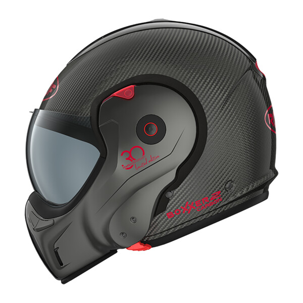 Roof - Casque Boxxer 2 Carbon Thirty Titane