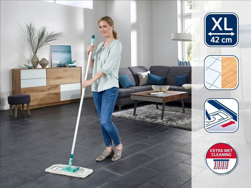 Leifheit - Profi Micro Duo - Dweilmop - Microvezel - 42 cm