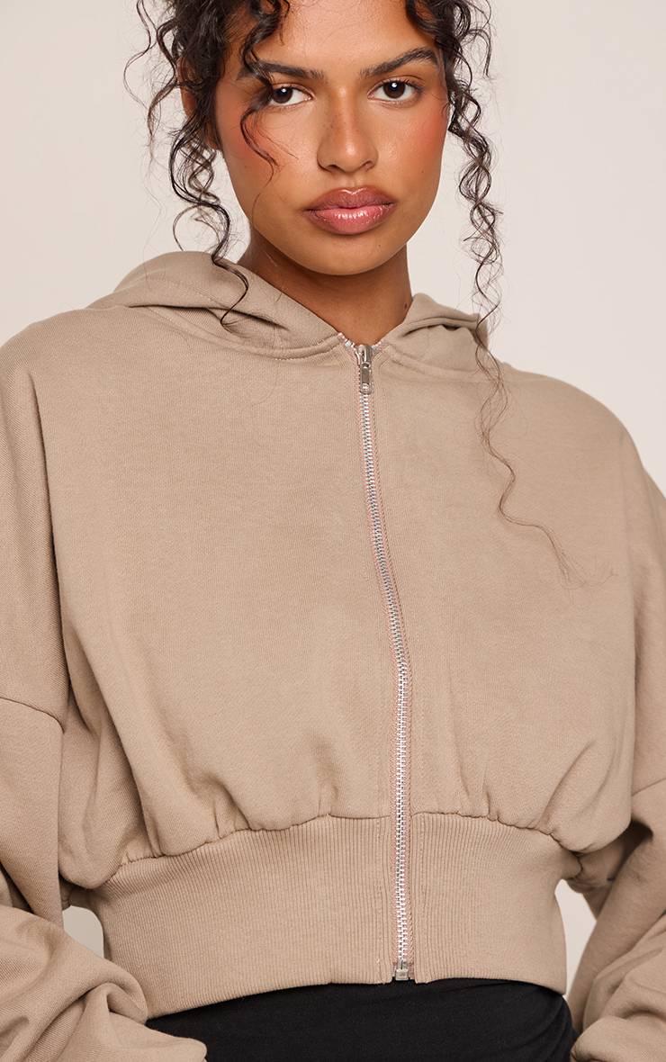 Moka Veste Zippée Courte À Manches Ballon