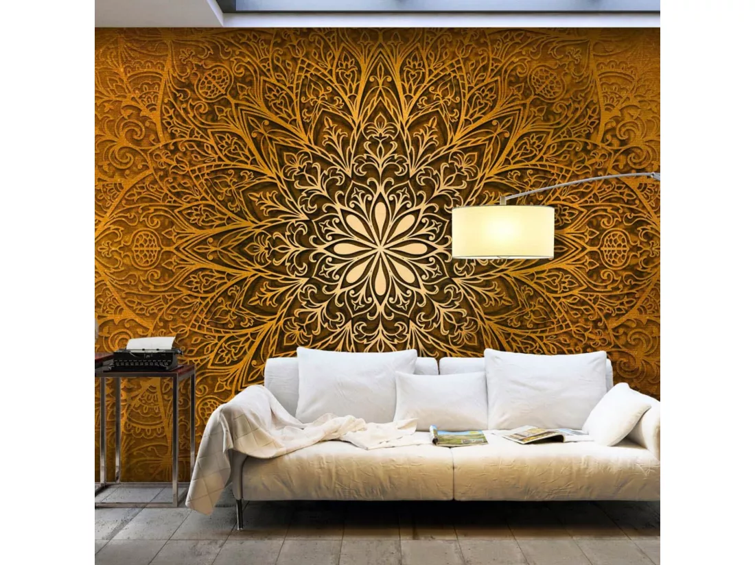 Papier peint cercle sacré - 350 x 245 cm