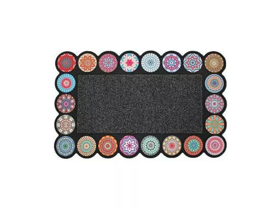 Tapis rectangulaire - L 75 x 45 cm - PVC - Rosa Color