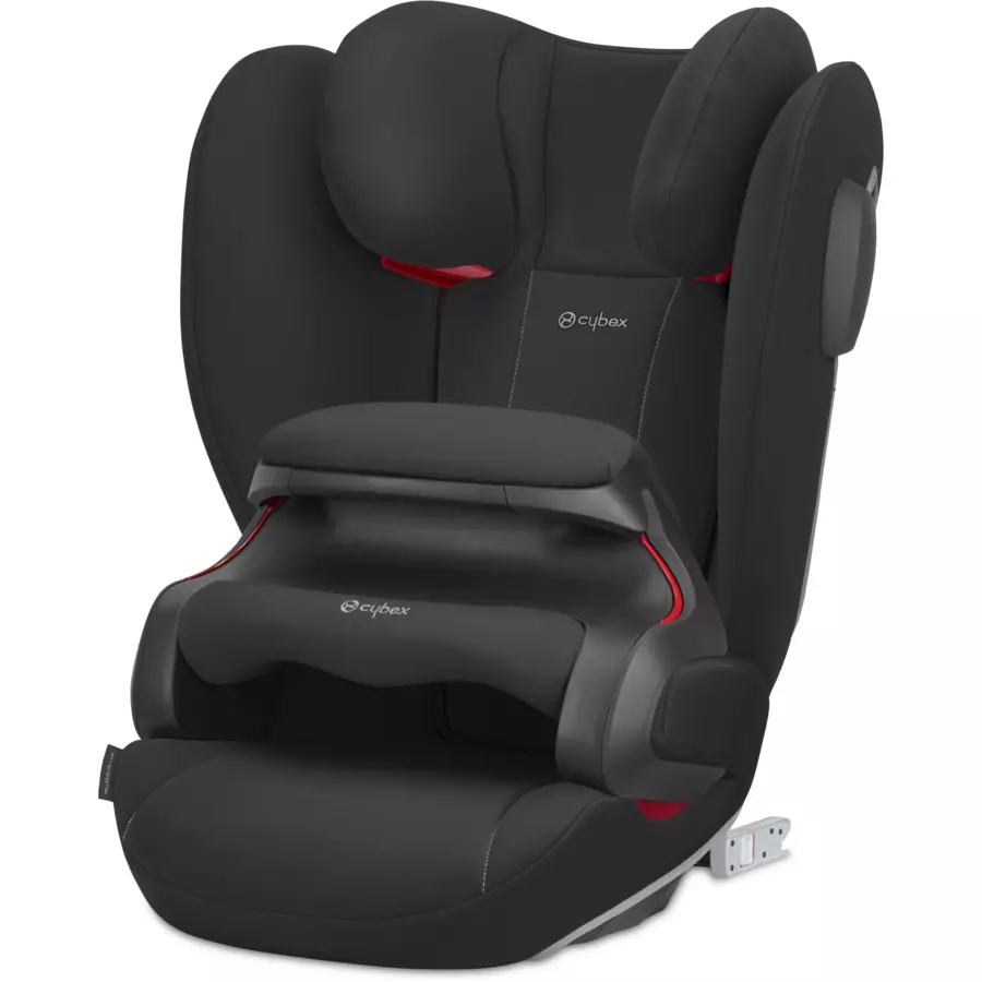 cybex SILVER Kindersitz Pallas B2-Fix + Lux Volcano Black