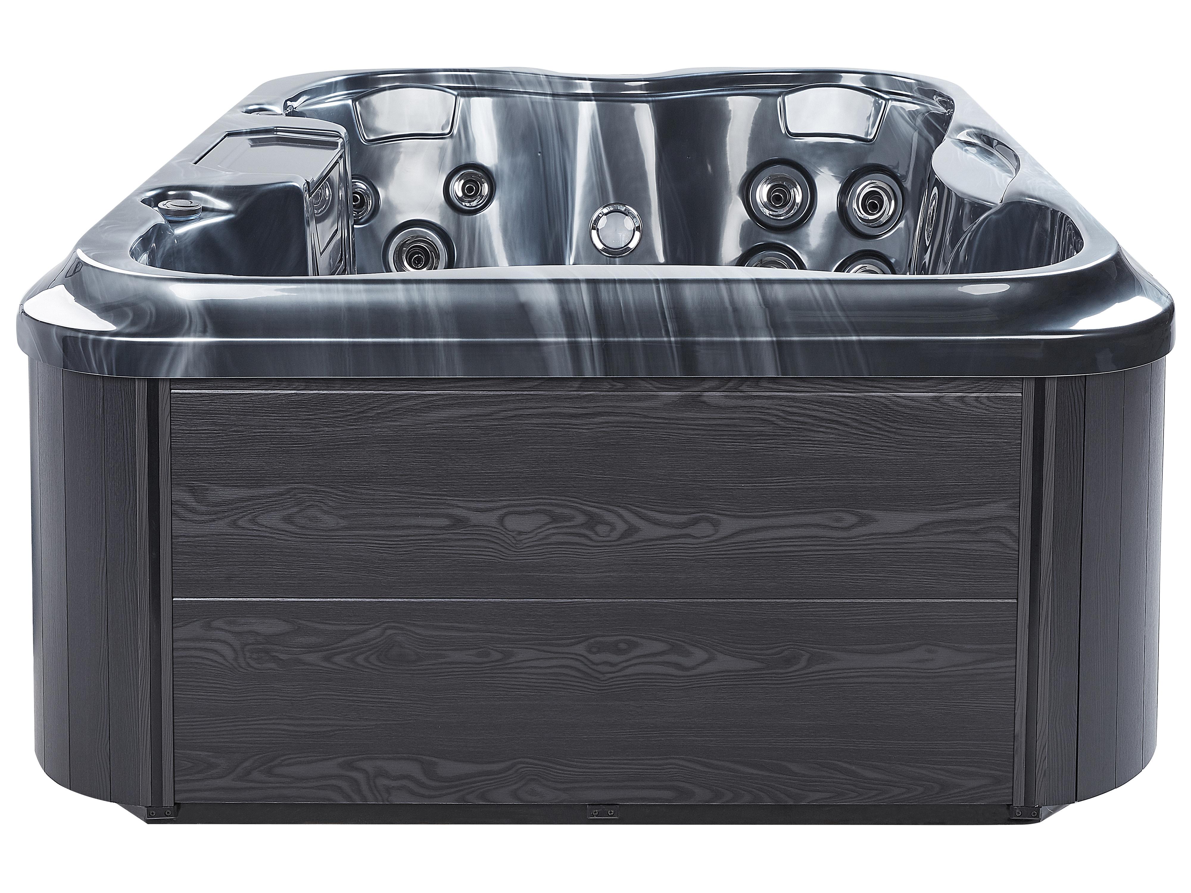 Buiten hottub met LED ARCELIA Grijs