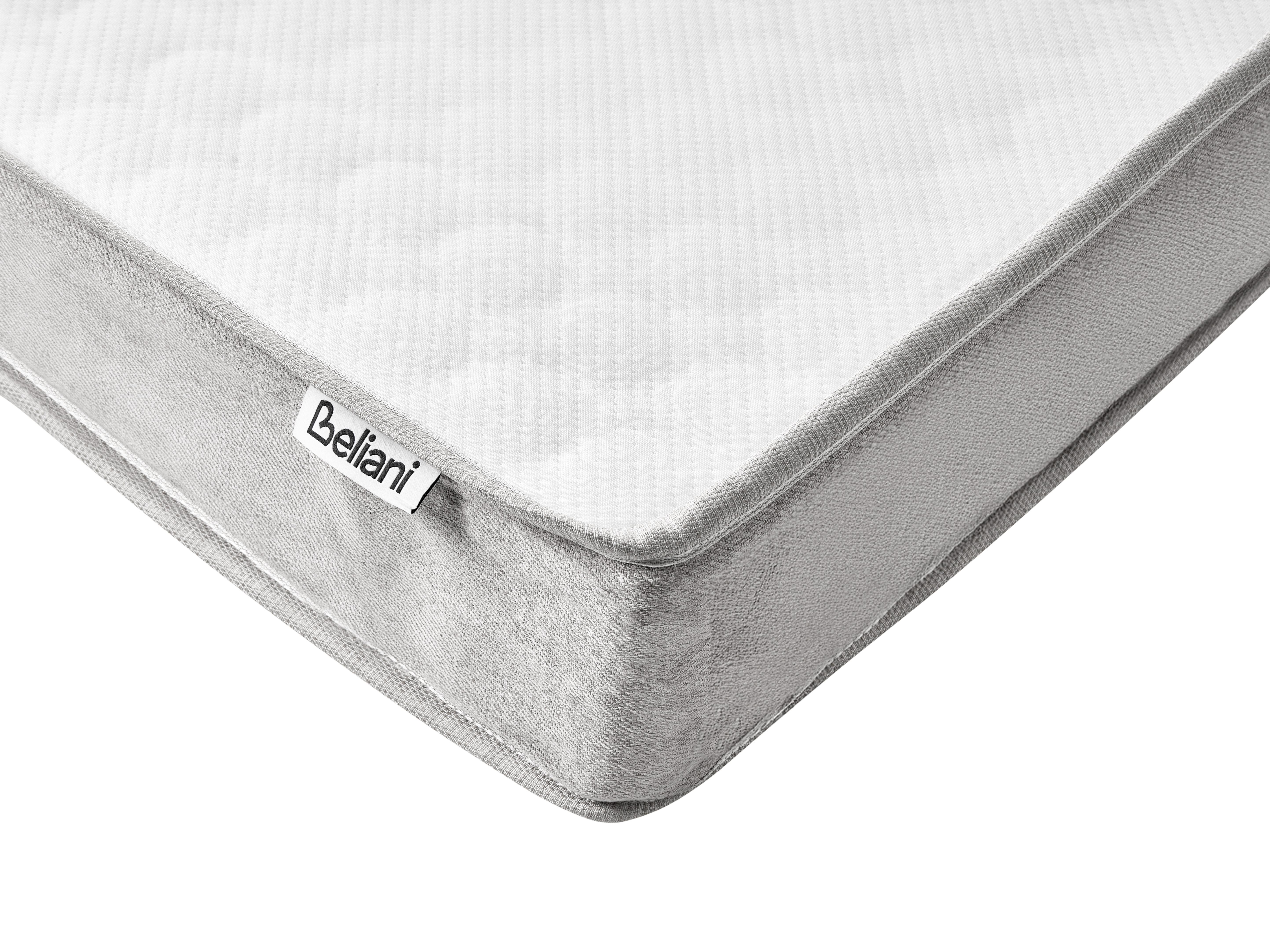 Boxspring zonder hoofdbord Stof COUNTESS 180 x 200 cm Lichtgrijs