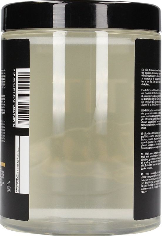 Fist It Jar Glijmiddel Op Waterbasis In Handige Emmer - 1000ml