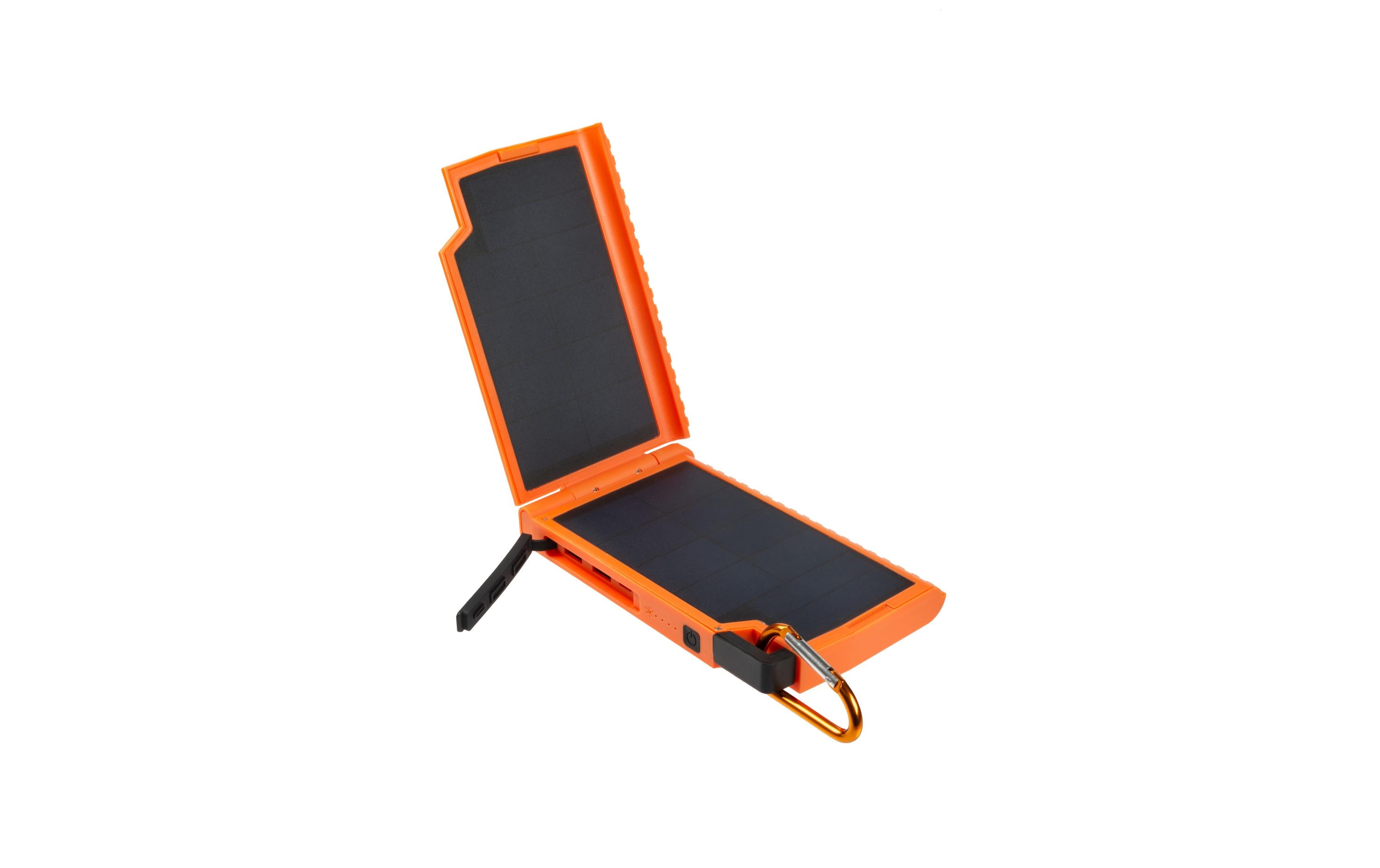 Powerbank XR105 Solar SuperCharger 10000 mAh<br>10000-mAh-Powerbank mit integriertem Solarpanel