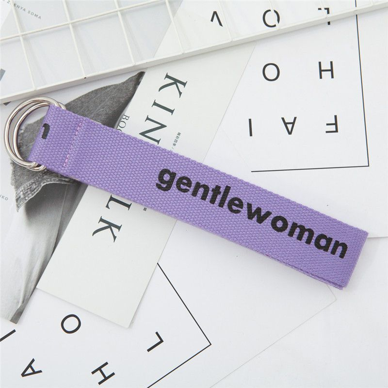 Rofuka - Nylon riem met dubbele D-ring en belettering