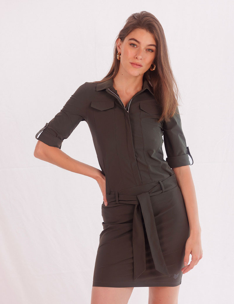 HBT BASICS HYPE | AMELIA ROBE KAKI