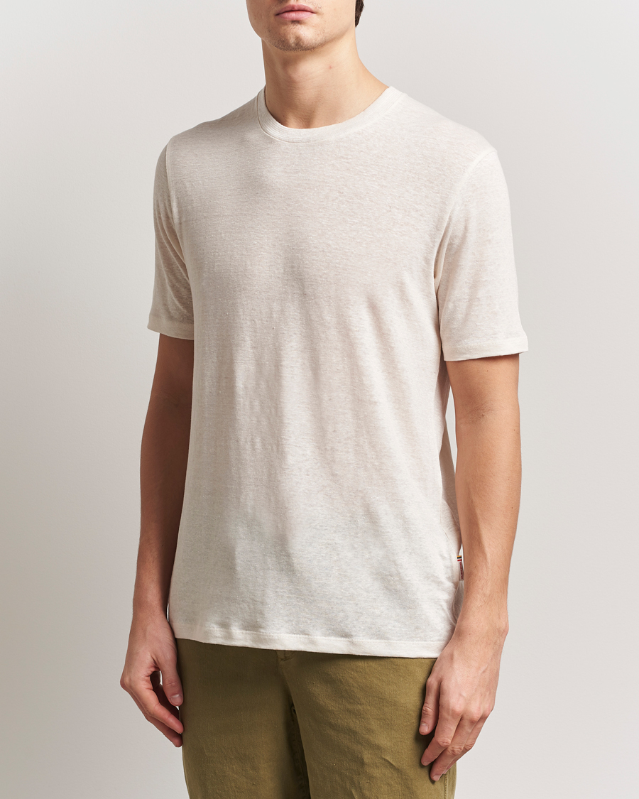 Orlebar Brown Standard Linen T-Shirt Latte