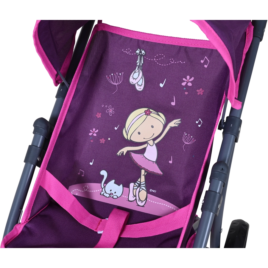 knorr toys® Puppenbuggy Lio NICI Miniclara lila