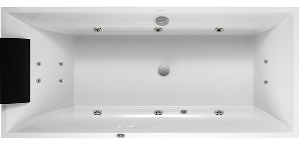 Villeroy en Boch Squaro Bubbelbad 180x80cm 6 4 2 hydro jets