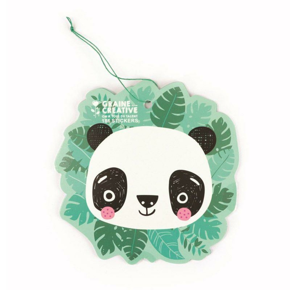 Carnet de 186 stickers - animaux