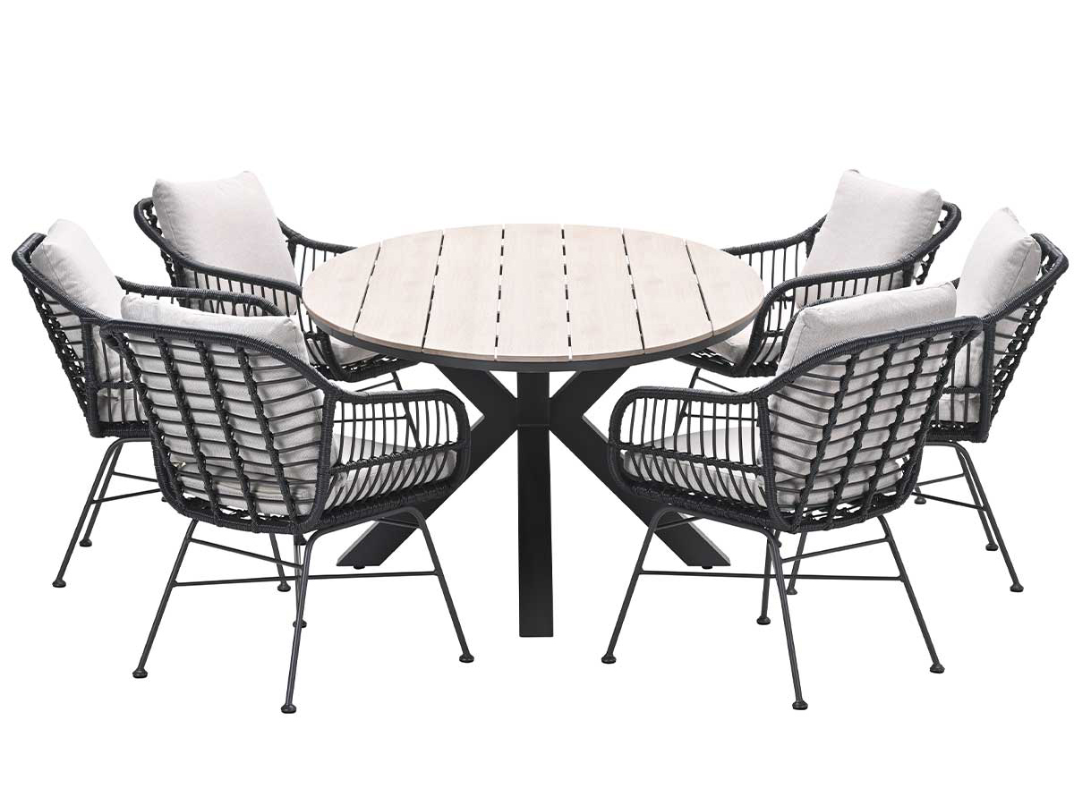 Garden Impressions Lucas Tulli 7-delige tuinset - Black