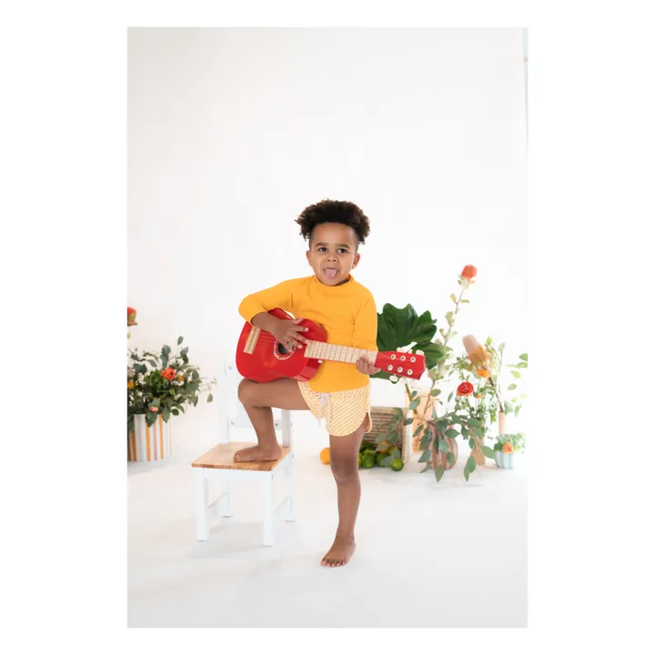 Ina Swim Short de Bain Mesa Rayé | Orange