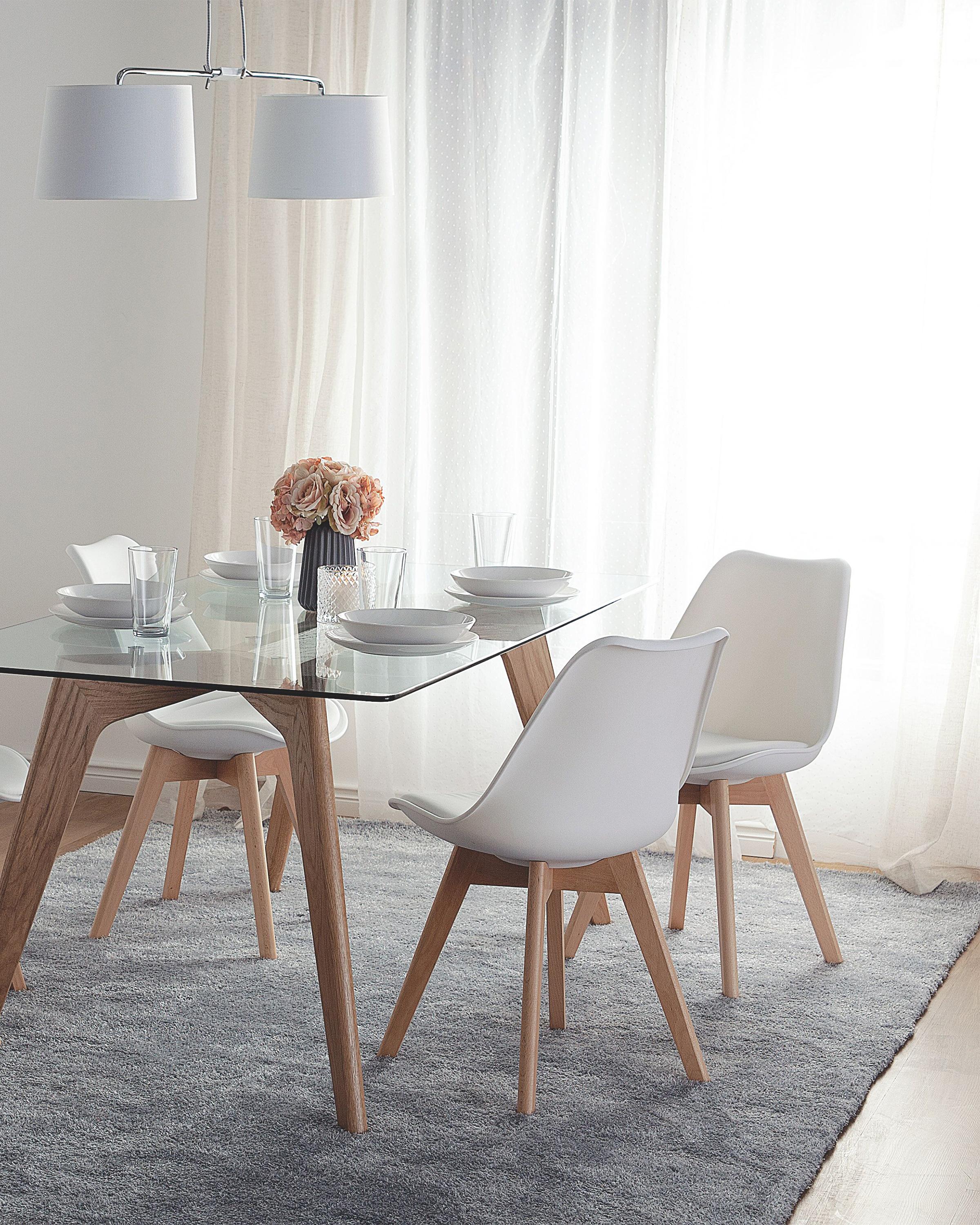 Set van 2 eetkamerstoelen DAKOTA II Wit