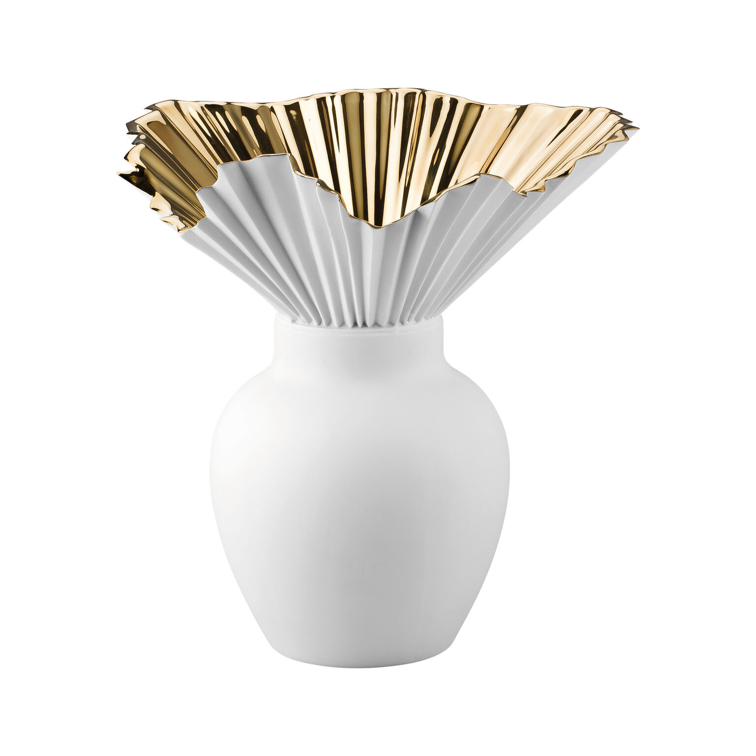 Falda Gold titanisiert Vase 27 cm