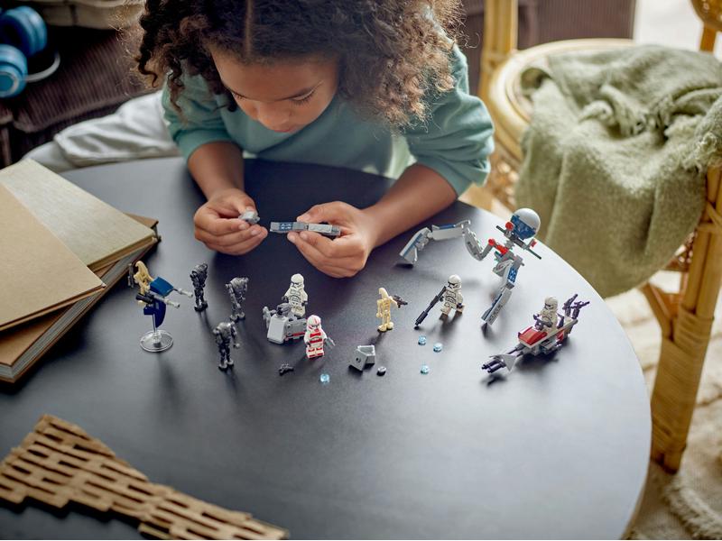 LEGO® Star Wars Clone Trooper & Battle Droid Battle Pack 75 Grosses Bau- und Spielset mit legendären Waffen
