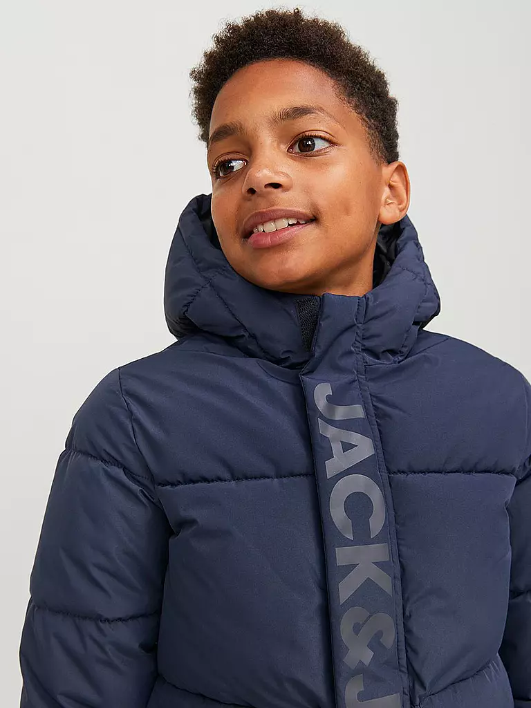 JACK & JONES Jungen Steppjacke  JCOSPEED  dunkelblau