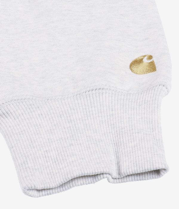 Carhartt WIP Chase Hoodie (ash heather gold) online kaufen | skatedeluxe