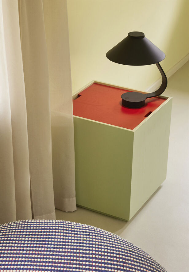 Hübsch Muri Bordlampe Sort Sort