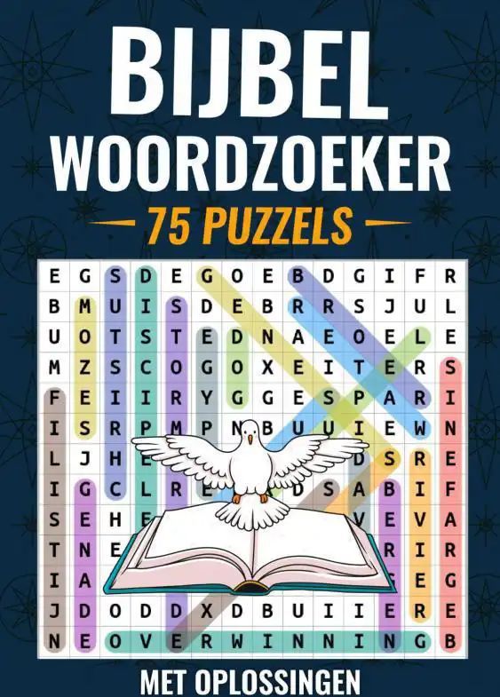Woordzoeker Puzzelboek - Bijbelse Thema's - 75 Puzzels - A5 - Paperback