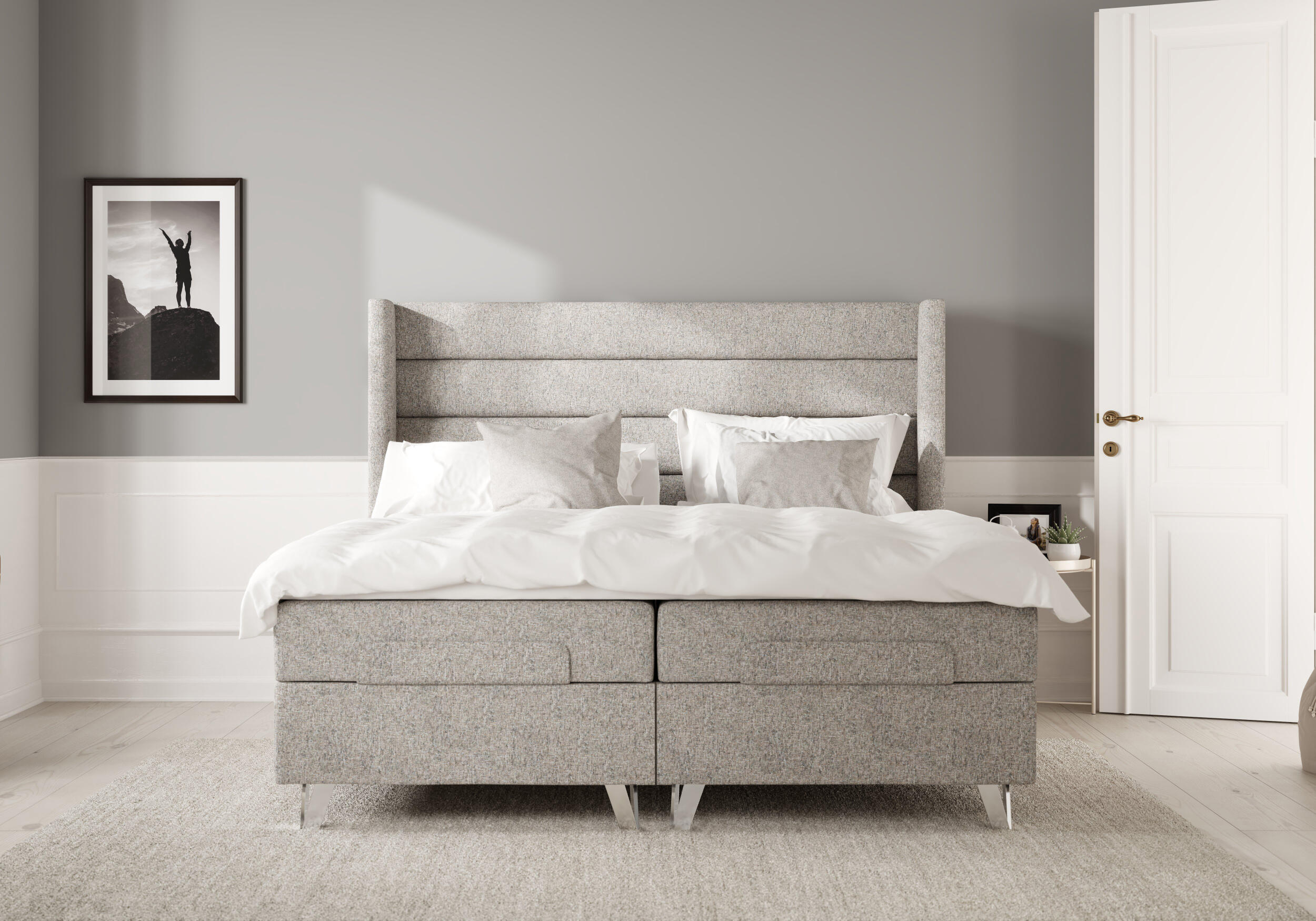 Wonderland 412 W6 inkl. topmadras, 180 x 210 cm elevationsseng