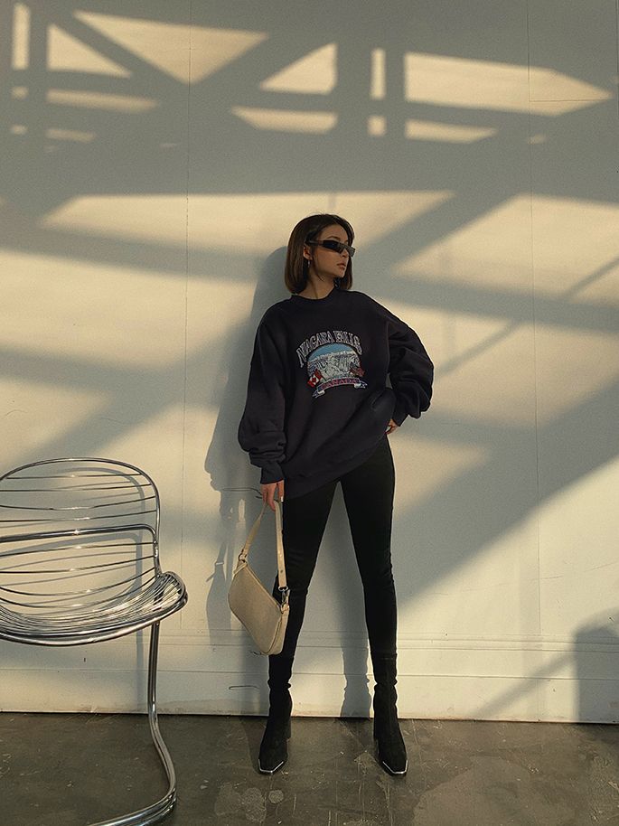 Colada - Geborduurd losvallend sweatshirt