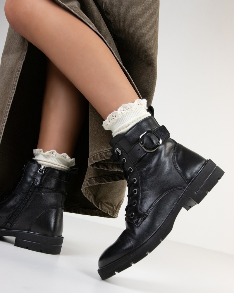 Nelson Veterboots  - zwart