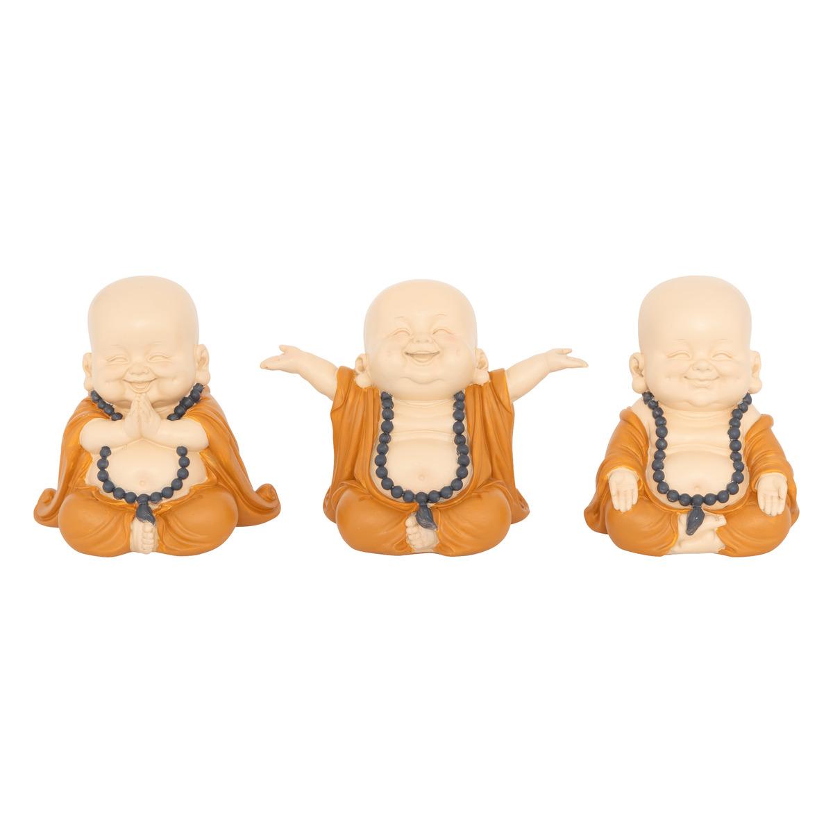 BOUDDHA RESINE BAYA H.16CM
