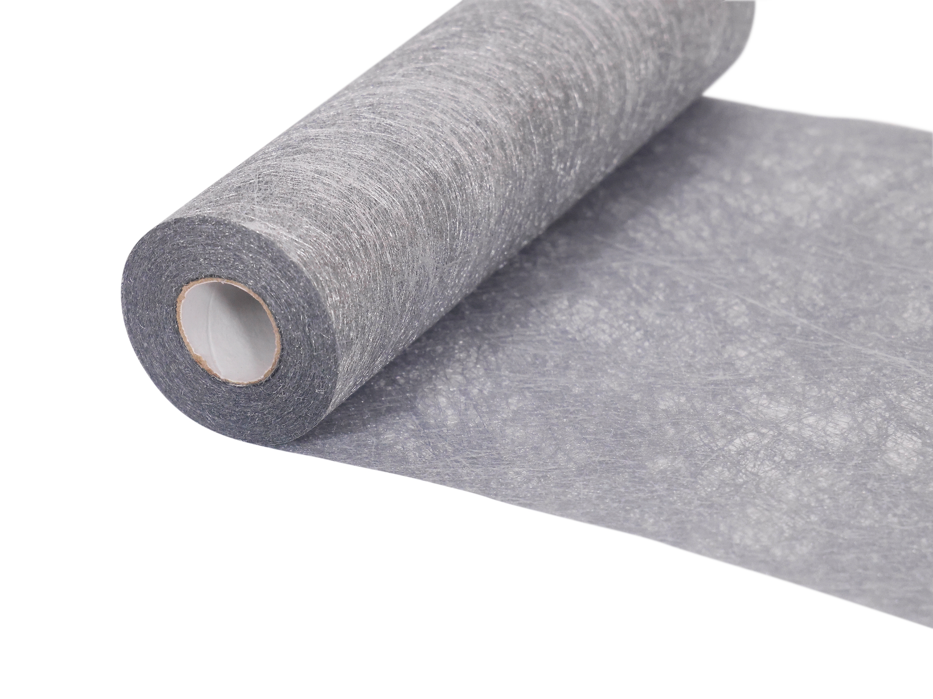 Tischläufer Vlies 23 cm x 25 m silber