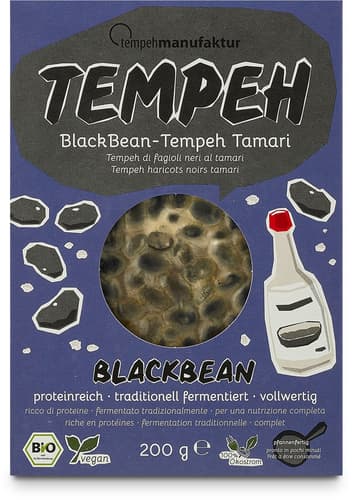 Tempehmanufaktur BlackBean-Tempeh Tamari