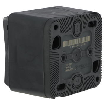 Schneider Electric Mureva Styl serieschakelaar IP55 antraciet