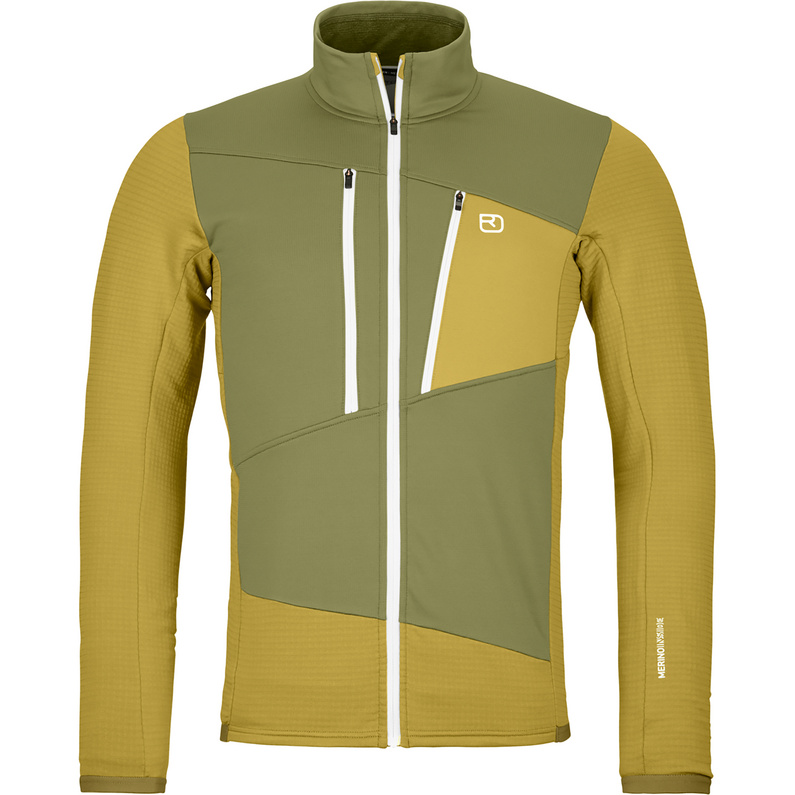 Ortovox Herren Fleece Grid Jacke