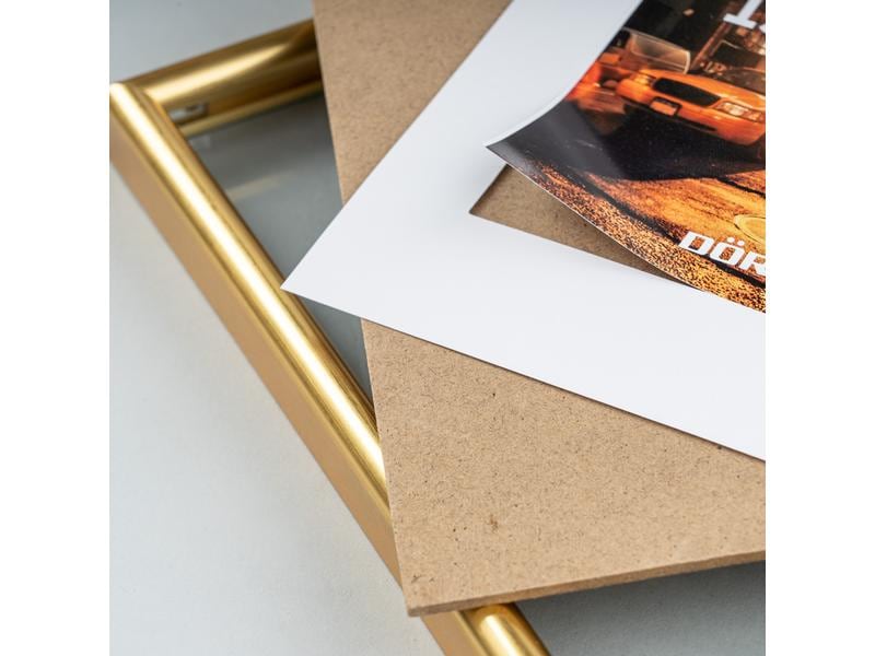 Dörr Bilderrahmen New York Gold, 21 x 29.7 cm Fotorahmen aus Kunststoff