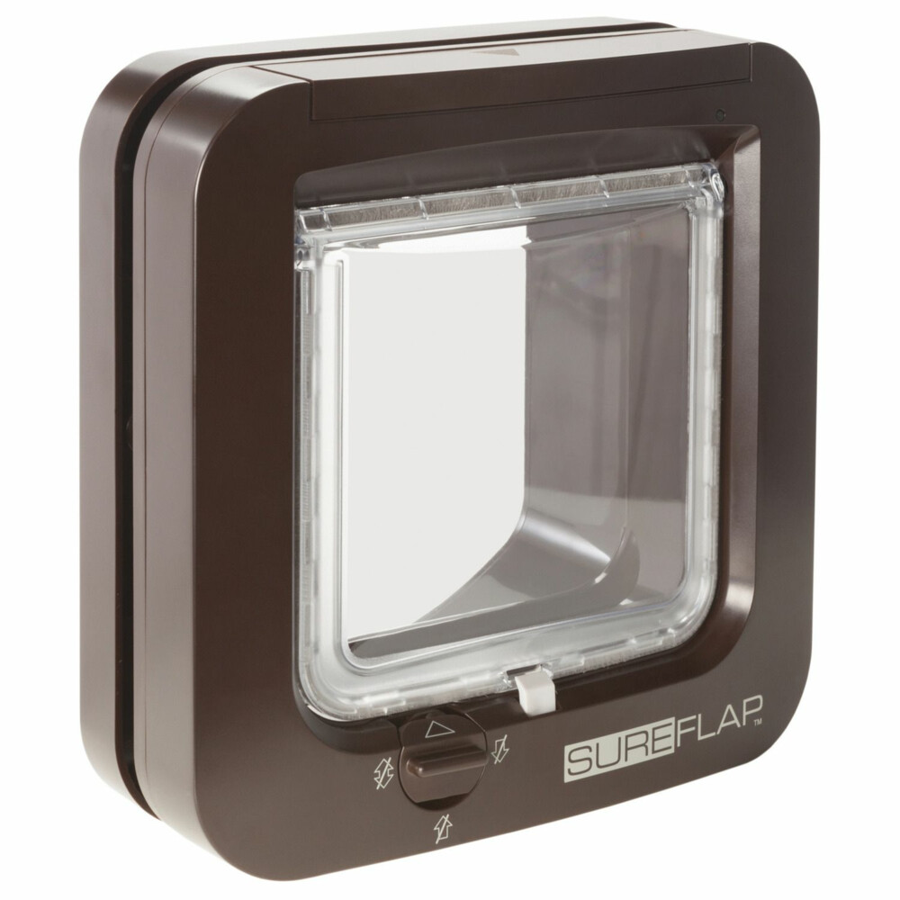 Sure Flap Kattenluik Microchip Bruin