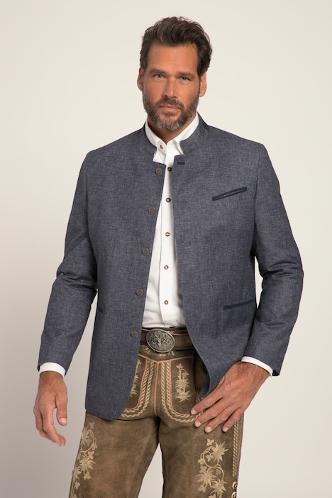 Janker, Tracht, Leinen-Mix, Trachtenfutter, bis Gr. 70