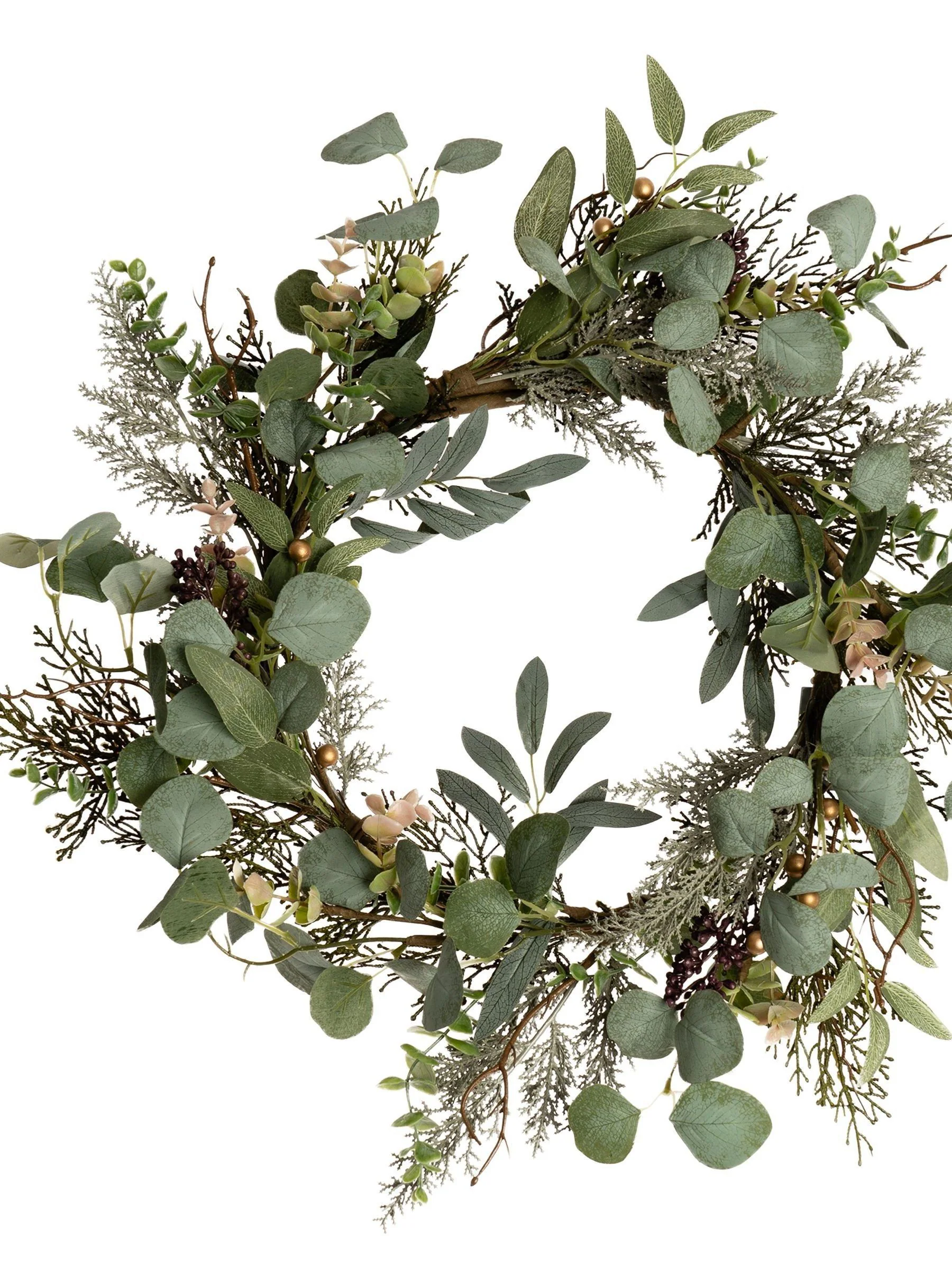Scottish Everlastings Ltd Artificial Rustic Eucalyptus Wreath