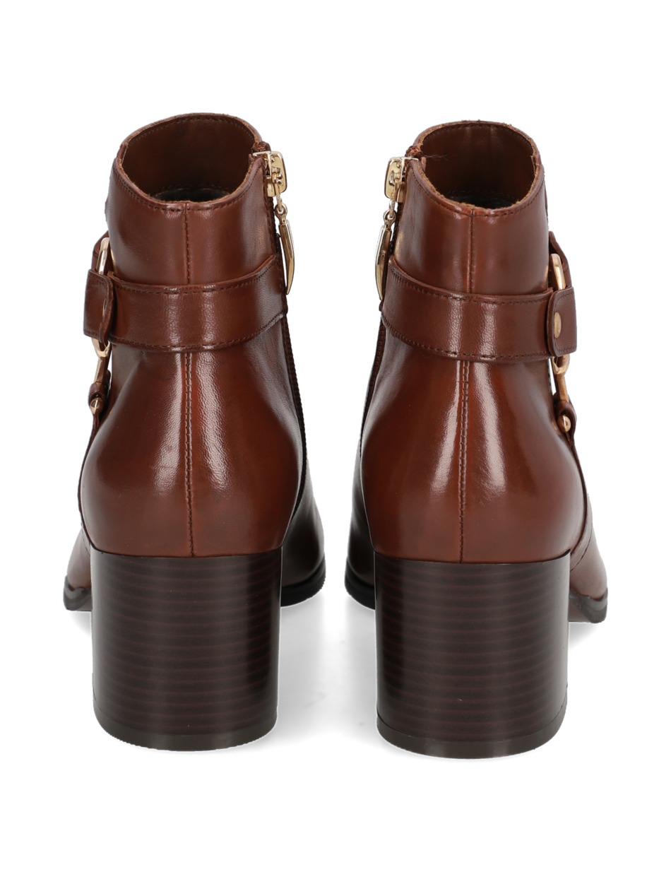 Glattleder Stiefelette