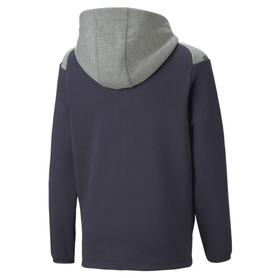 PUMA teamCUP Casuals Sweat à Capuche - Bleu/Gris Enfant