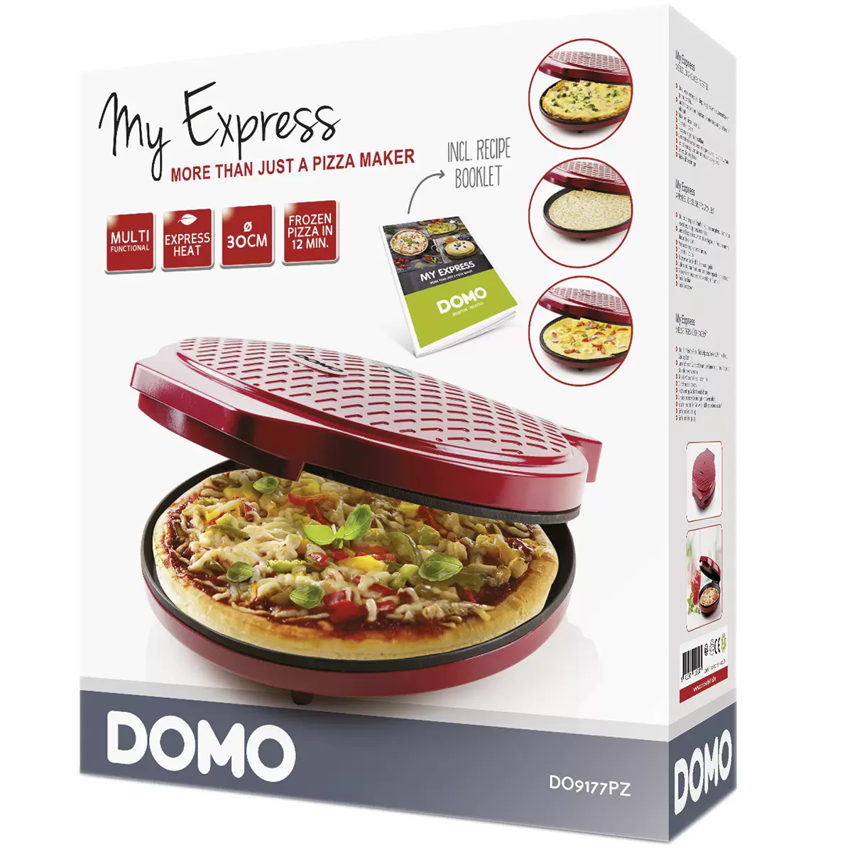 Pizzamaker Domo MyExpress Rot